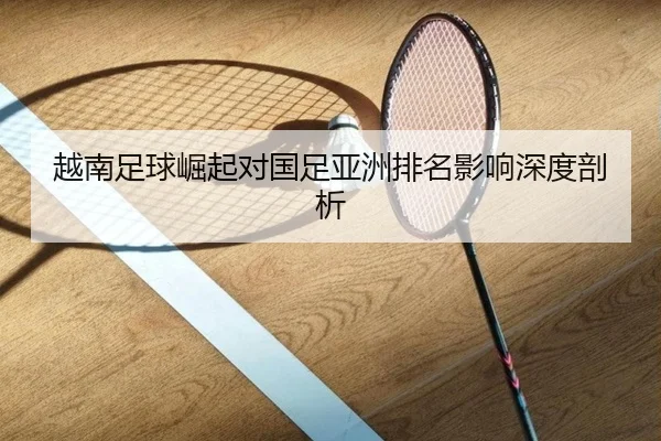 越南足球崛起对国足亚洲排名影响深度剖析